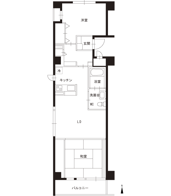 ２LDK ｜ 72.97㎡