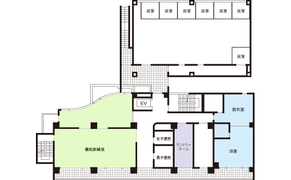 志賀本通2階平面図